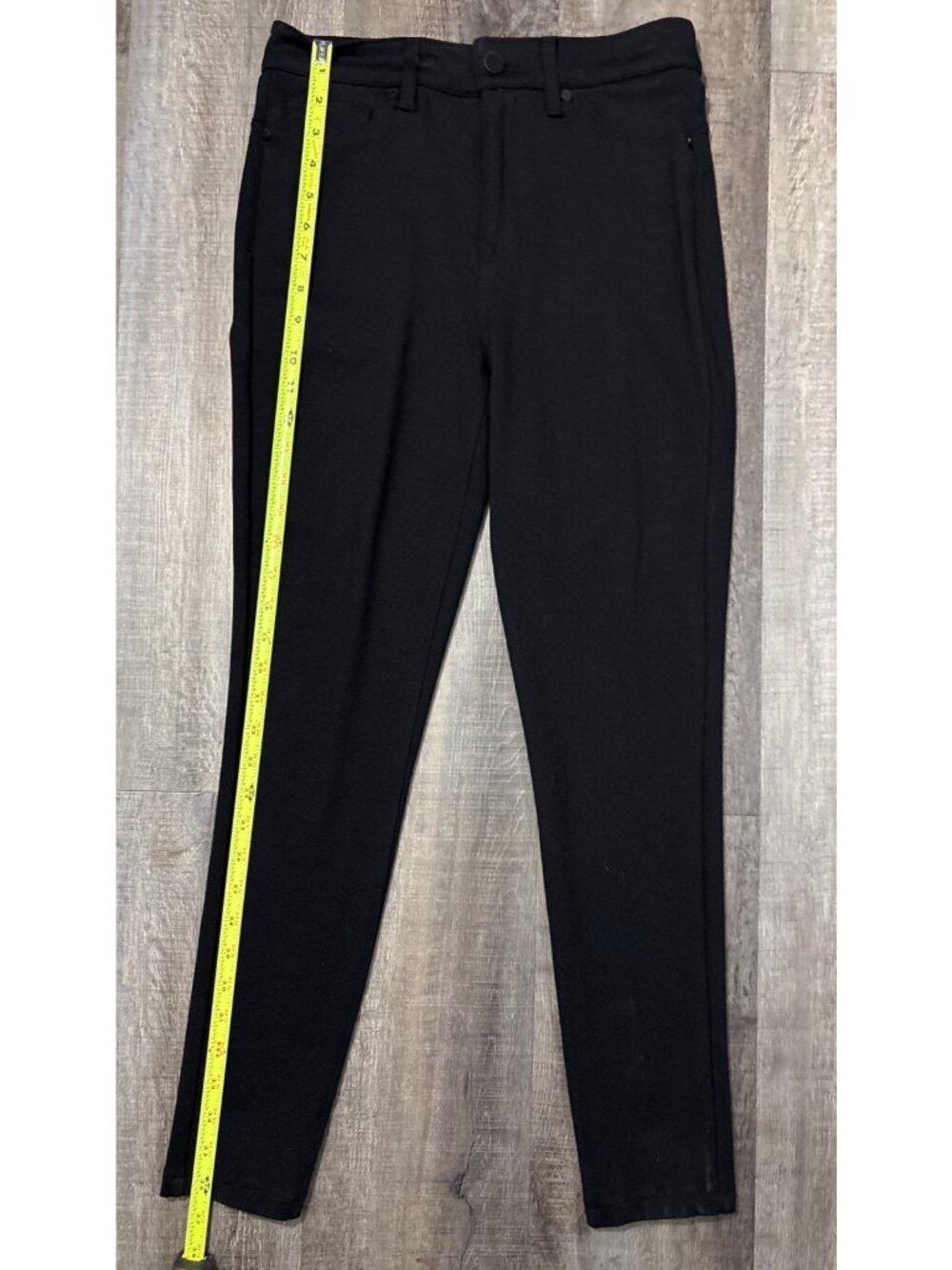 Eva Longoria Skinny Pants Womens Jeggings Slim Black Stretchy Jeans High Rise 10 - Picture 7 of 16